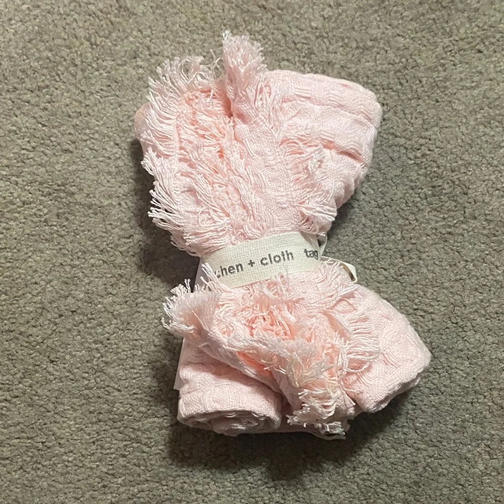 Pink Textured Cloth Set - Picture 6 of 6